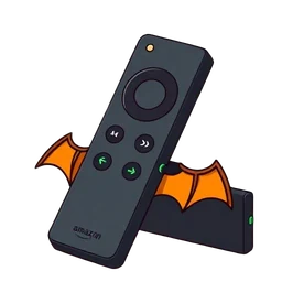 Fire TV with bat wings