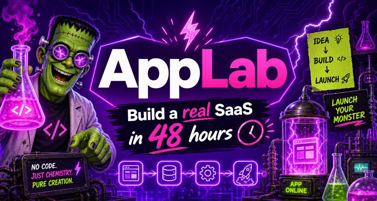 AppLab building a working software product step by step
